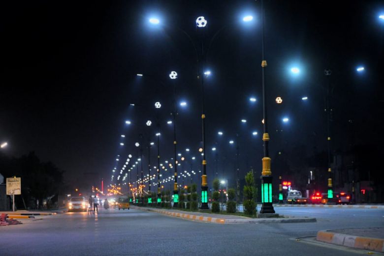 كربلاء الان.. الشارع الفاصل بين حي التعاون والبناء الجاهز