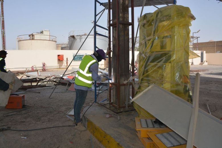 المباشرة بتطوير وتأهيل محطة تعبئة وقود كربلاء الحديثة الحكومية