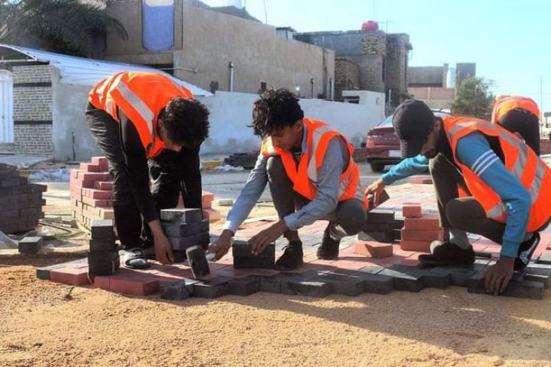 نسب انجاز متقدمة لمشروع حيوي في ناحية الخيرات