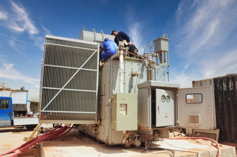 كهرباء كربلاء تباشر بأعمال تجريب تشغيل محطة (أبو مهدي المهندس)