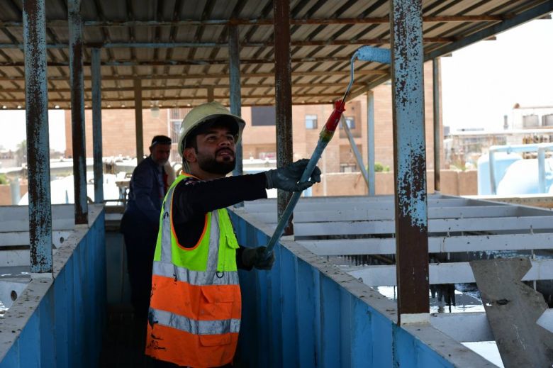 ماء كربلاء تضع خططاً آنية لمعالجة الشحة المائية في  مناطق واحياء متفرقة في المحافظة