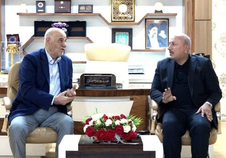 محافظ كربلاء يتباحث مع وزير الموارد المائية تطوير الواقع الأروائي في المحافظة