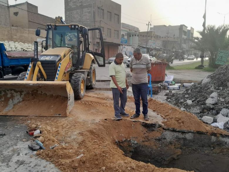 مجاري كربلاء تنفذ اعمال صيانة استعداداً لموسم الامطار