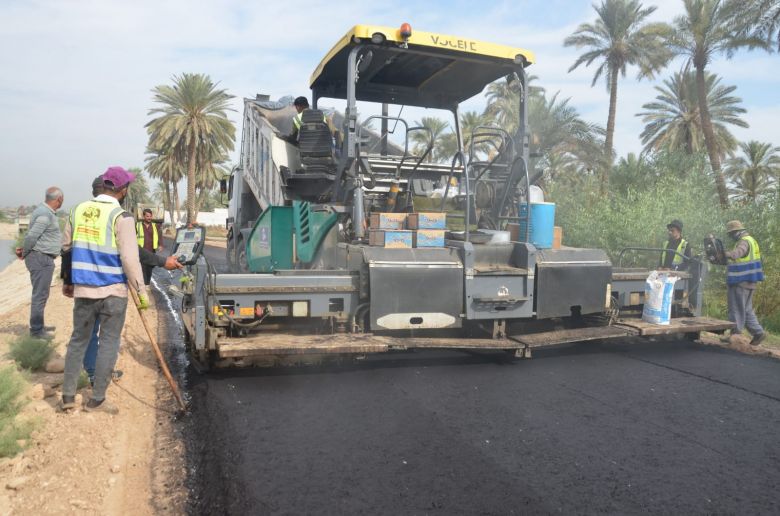 ناحية الخيرات تشهد مشاريع استراتيجية مهمة وبنسب انجاز متقدمة