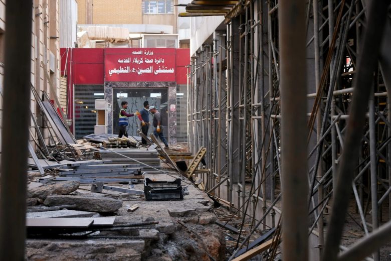 بوتيرة متصاعدة استمرار العمل.. بمشروع تطوير وتأهيل مدينة الحسين الطبية