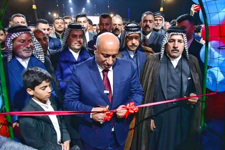 بالصور.. محافظ كربلاء يفتتح جسر الهندية الثالث