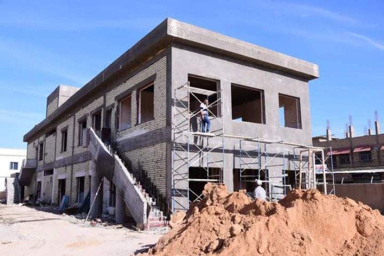 تحقيق نسب انجاز متقدمة في مشروع توسعة مركز الأورام السرطانية