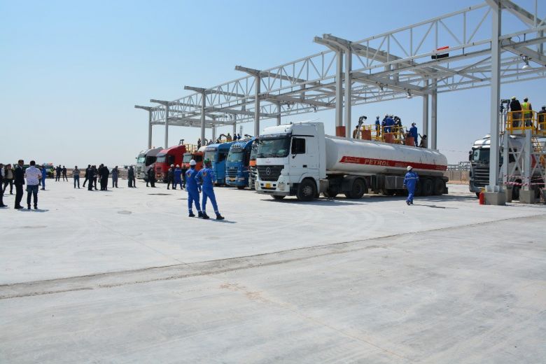 المنتجات النفطية تجهز مصفى كربلاء المقدسة 500طن من مادة الاسفلت