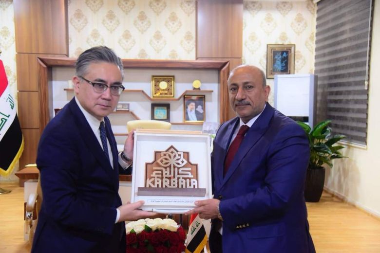 تطلعات يابانية لبناء جسور التعاون مع كربلاء المقدسة في مختلف المجالات