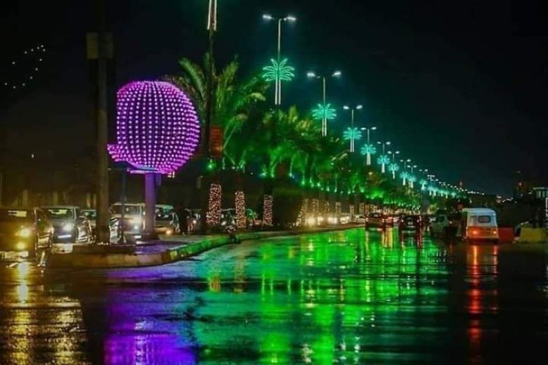 تطوير وتحسين شبكة الانارة لاستقبال ليالي القدر المباركة في كربلاء المقدسة