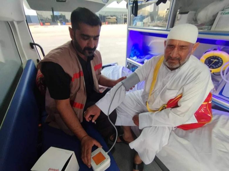 صحة كربلاء تواصل تقديم خدماتها الصحية للحجاج المتوجهين الى بيت الله الحرام