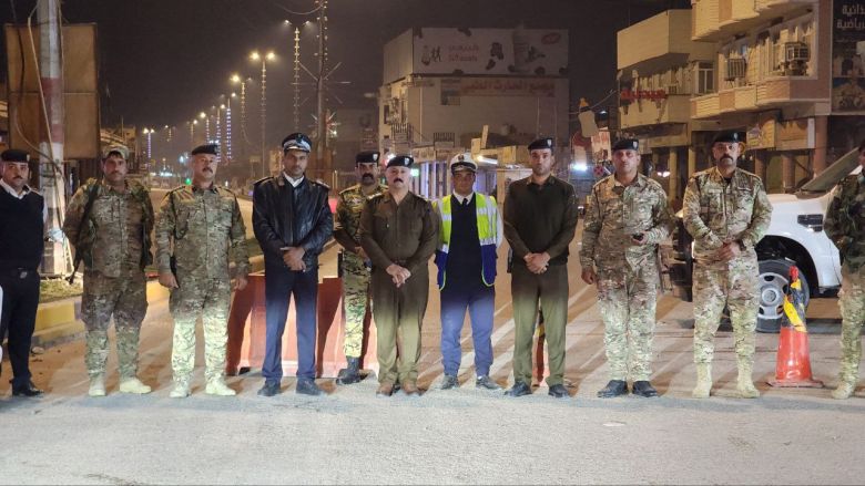 الاجهزة الامنية في كربلاء المقدسة تطبق اجراءات الحظر التام الخاص بالتعداد السكاني