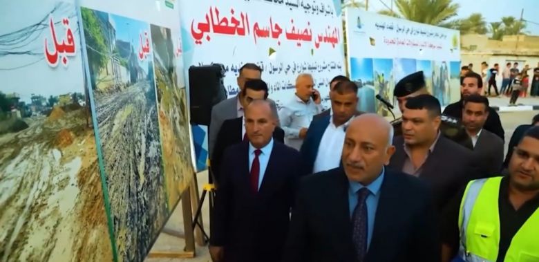 نسب انجاز متقدمة في مشروع تأهيل وتطوير قطاع (١٧) في حي الطاقة بكربلاء المقدسة