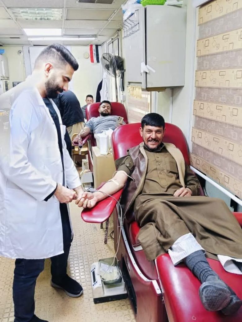 صحة كربلاء تجمع ما يقارب الف وستمائة قنينة دم مختلفة الاصناف