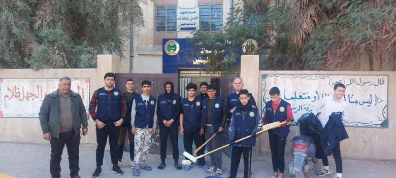 كربلاء تشهد حملات تطوعية واسعة لتأهيل المدارس