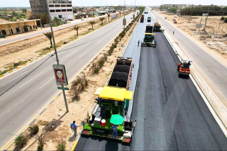 مشروع طريق كربلاء – نجف يدخل مرحلته الأخيرة باستخدام تقنيات حديثة