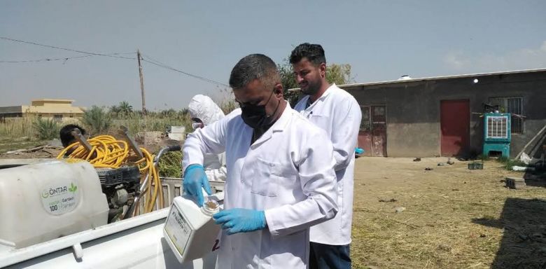 حملة  مجانية لحماية الثروة الحيوانية في قضاء الحر