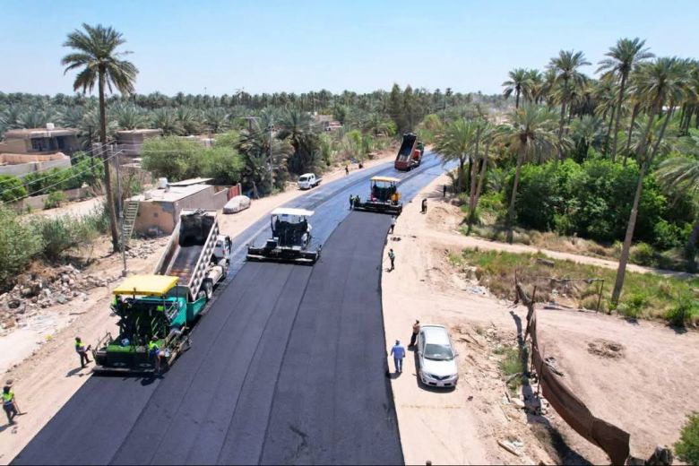 ضمن خطة تطوير المداخل الرئيسية لكربلاء المقدسة.. المباشرة بإكساء طريق الابراهيمية