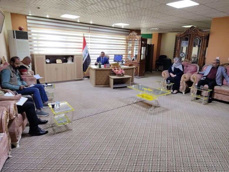 بيئة كربلاء وحقوق الانسان يتباحان آلية تحقيق التنمية المستدامة