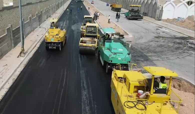 مشروع تأهيل 73شارعا في حي الامام الكاظم(ع) يصل الى مراحله النهائية