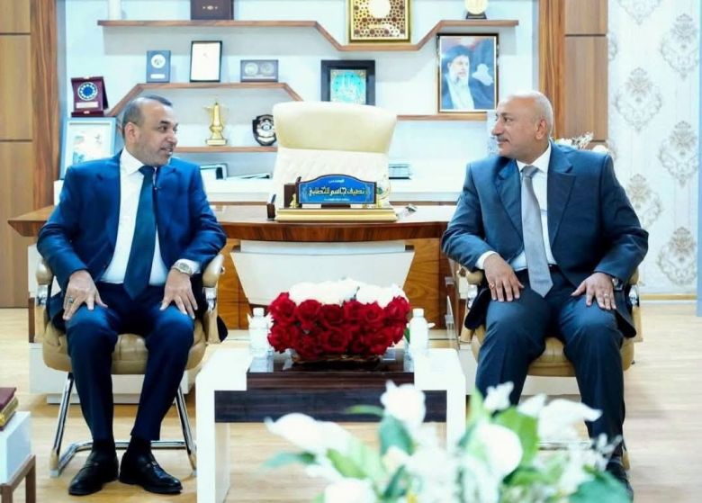 محافظ كربلاء يتباحث مع وزير العمل آلية التعاون التكاملي مع الوزارات الاتحادية