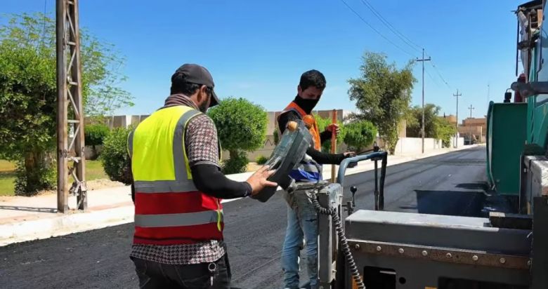 تطوير وتأهيل شوارع حي الامام علي (ع) في مركز محافظة كربلاء المقدسة