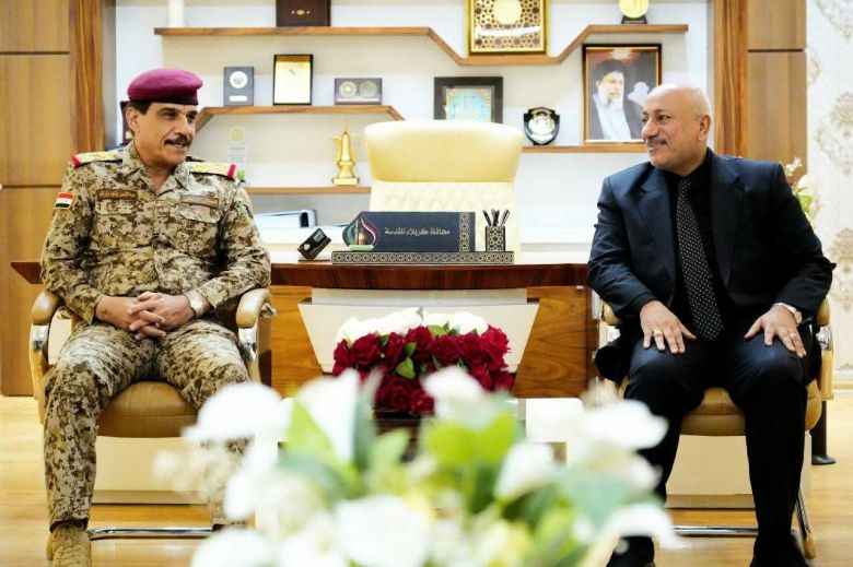 بالتزامن مع قرب زيارة عاشوراء.. محافظ كربلاء يلتقي بقيادات أمنية عليا