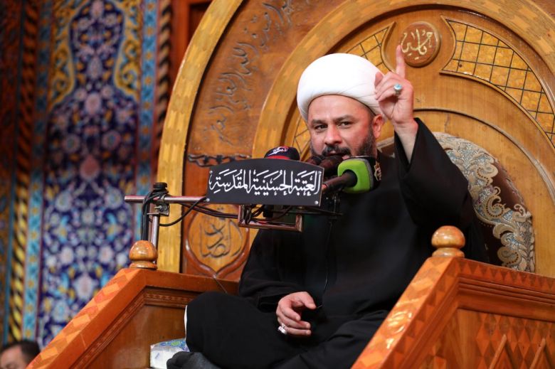 كربلاء الان..  قراءة القصة الكاملة لاستشهاد الإمام الحسين (ع) في أروقة الحرم الحسيني الشريف