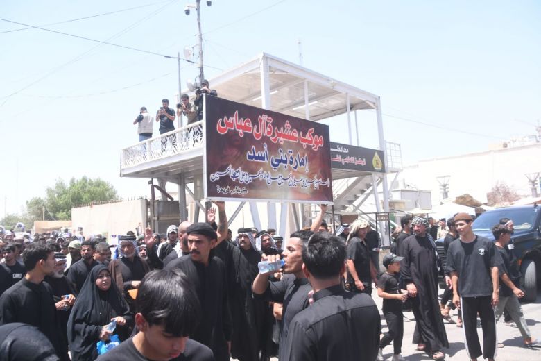 محافظ كربلاء يشارك العشائر الكربلائية في إحياء مراسم دفن الأمام الحسين(ع) وشهداء الطف