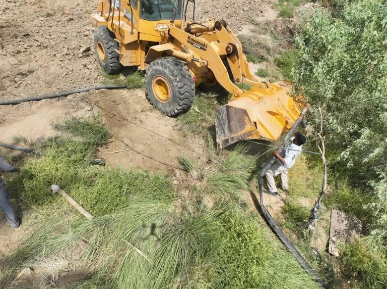 الموارد المائية مستمرة في حملة إزالة التجاوزات على الحصص المائية في المحافظة