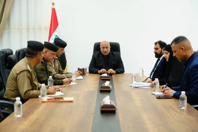 الخطابي يعقد اجتماعًا أمنيا موسعا لتعزيز إجراءات السلامة في كربلاء المقدسة