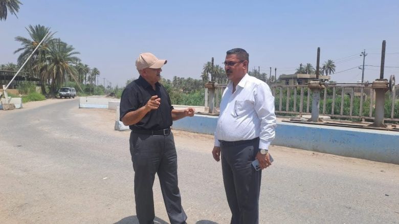 الموارد المائية تتابع ميدانياً الإطلاقات المائية لضمان استقرار مناسيب المياه قبيل زيارة الأربعين