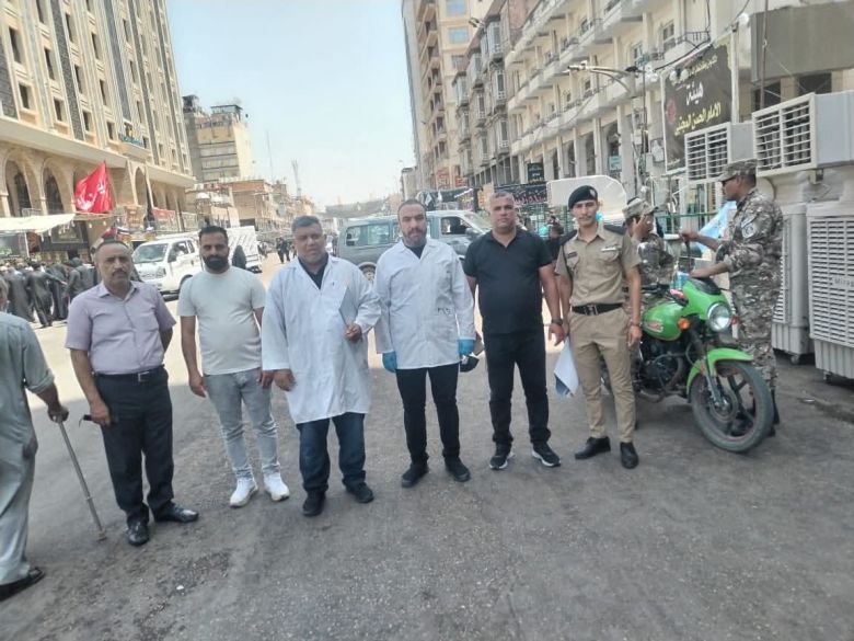 المستشفى البيطري يباشر بتطبيق الخطة البيطرية لزيارة الأربعين