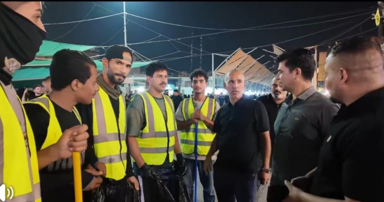 بلدية كربلاء تواصل تنفيذ الخطة الخدمية الخاصة بزيارة الاربعين