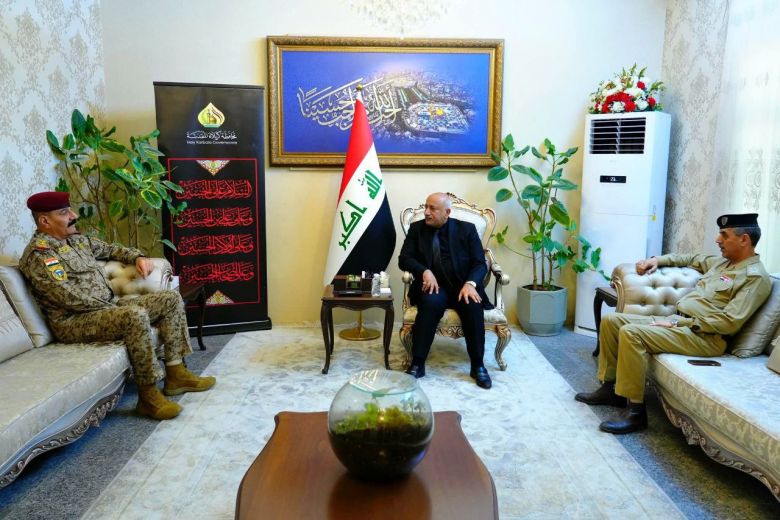 محافظ كربلاء يستعرض الاستعدادات الامنية  النهائية الخاصة بزيارة الاربعين