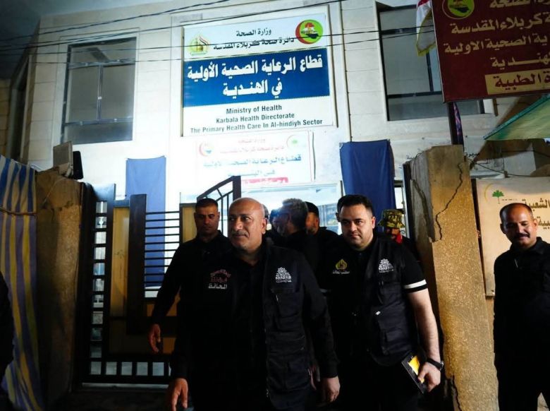 محافظ كربلاء يتفقد الخطة الصحية في قضاء الهندية ويؤكد دعمه للملاكات الطبية