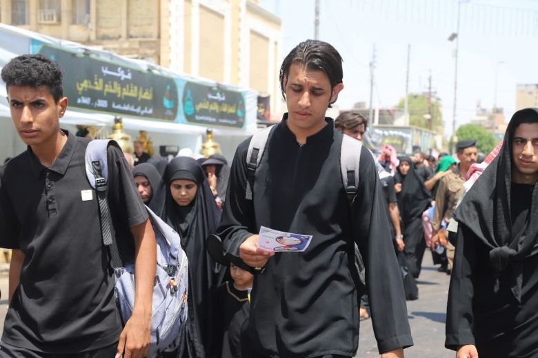 من فيض عطش الحسين… حملة في كربلاء لترشيد استهلاك المياه خلال الأربعين