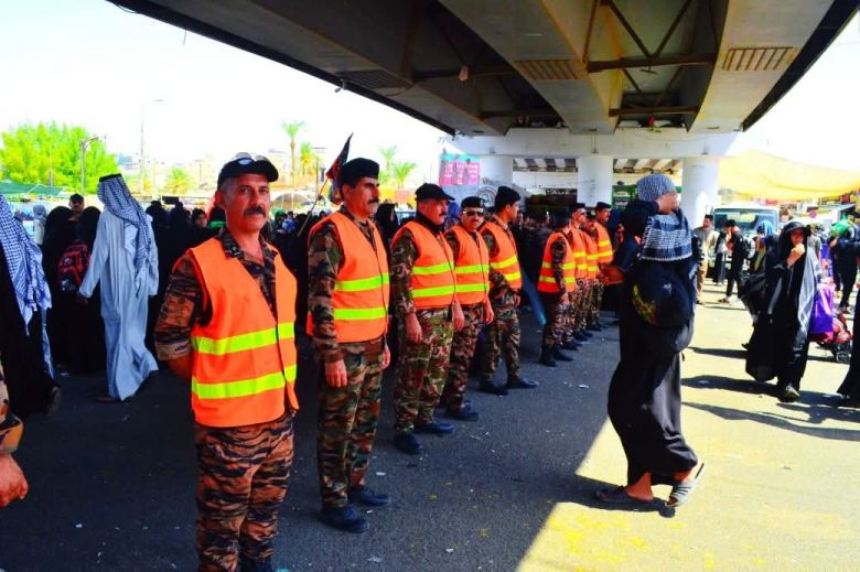 مع ذروة زيارة الاربعين.. جهد أمني مكثف للمحور الشرقي لكربلاء المقدسة