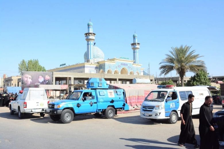 شرطة كربلاء تؤمّن الزيارة السنوية لمرقد الصحابي الجليل الحر الرياحي