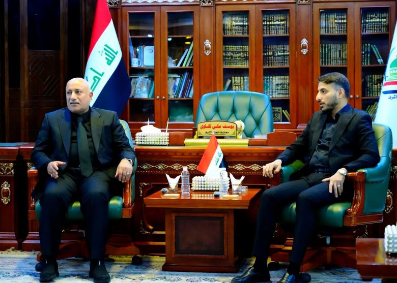 زيارة محافظ كربلاء إلى النجف الأشرف لتعزيز التعاون الخدمي والأمني بين المحافظتين