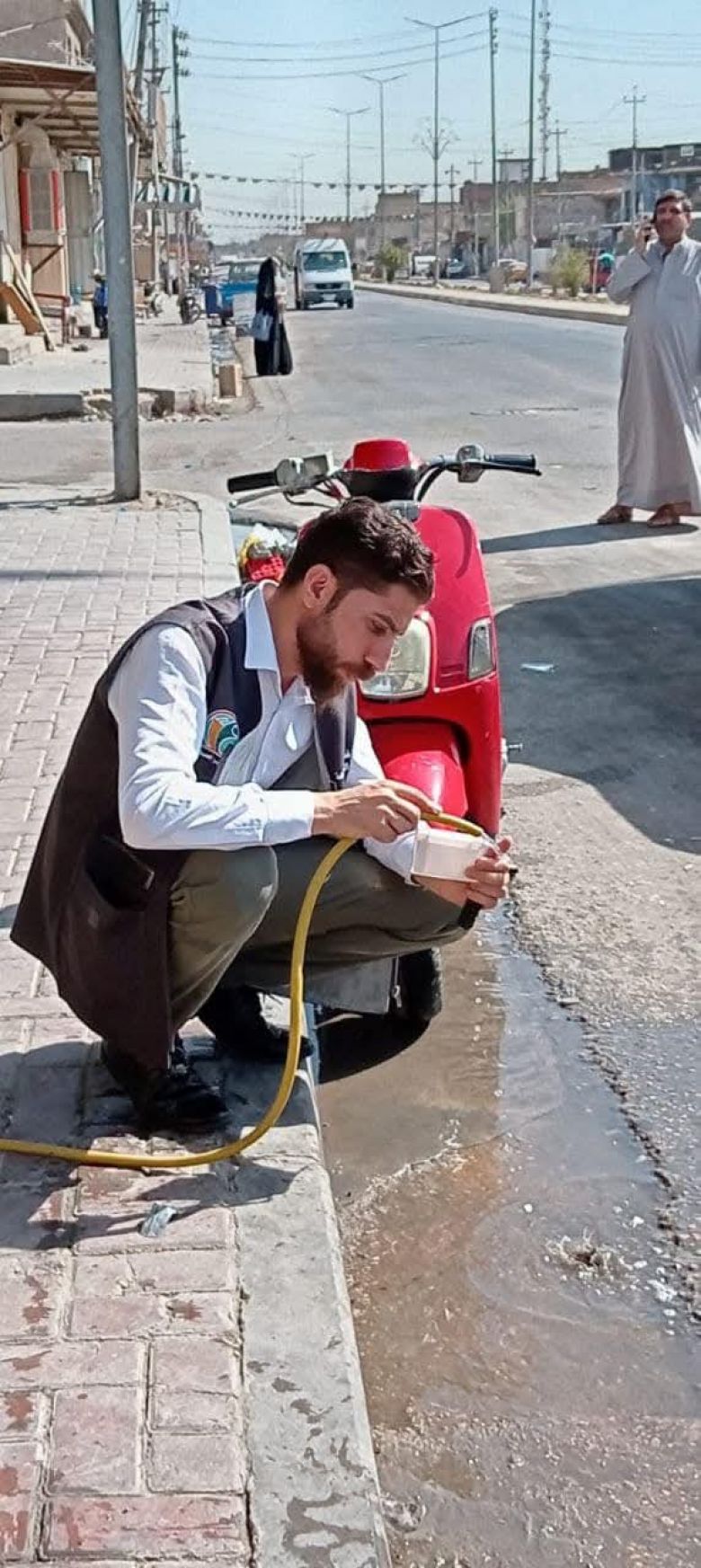 صحة كربلاء تنفذ حملات ميدانية لفحص وتعقيم مياه الشرب