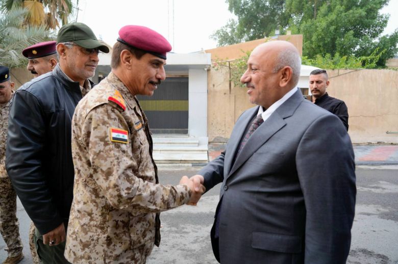 لقاء أمني موسّع بين محافظ كربلاء  ورئيس أركان الجيش لبحث خطط التنسيق المشترك