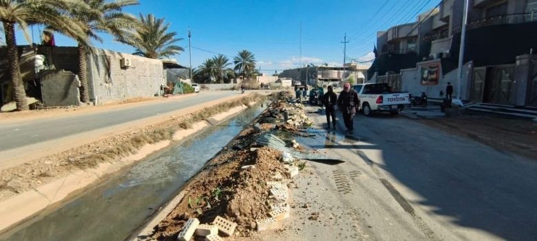 مشروع تغليف قناة أبو سليمان خطوة لتعزيز كفاءة إدارة المياه وتقليل الهدر في قضاء الحسينية