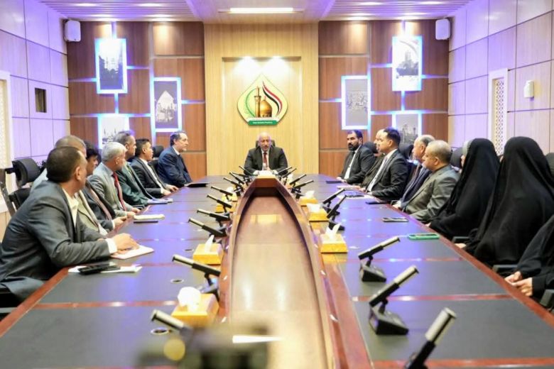 محافظ كربلاء يطلق حملة “بلّغ واتصل 911” لمكافحة المخدرات وحماية الشباب