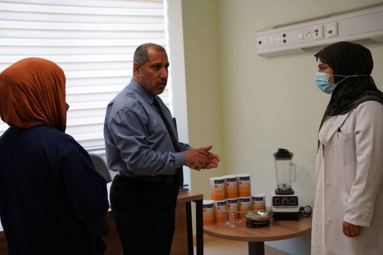 افتتاح ردهة للتأهيل التغذوي للأطفال في مستشفى الإمام الحسن المجتبى (ع) التعليمي