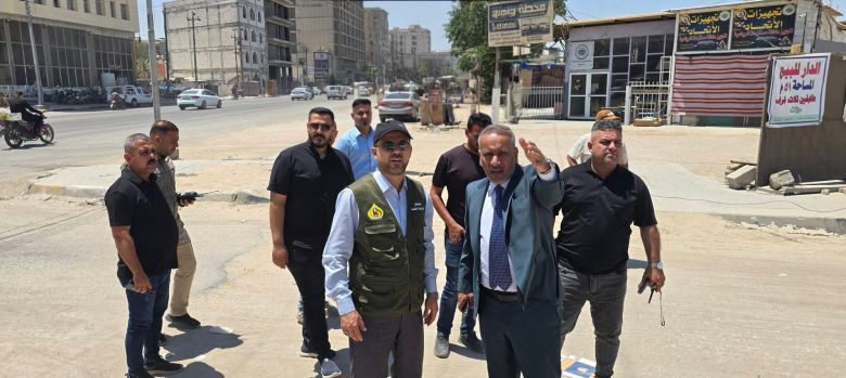 ساحة باب بغداد تدخل الخدمة لتعزيز انسيابية نقل زائري كربلاء.