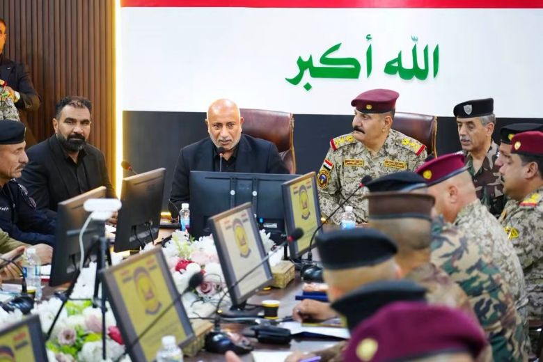 محافظ كربلاء يترأس اجتماع اللجنة الأمنية العليا لبحث انفتاح القطعات المشاركة بزيارة العاشر