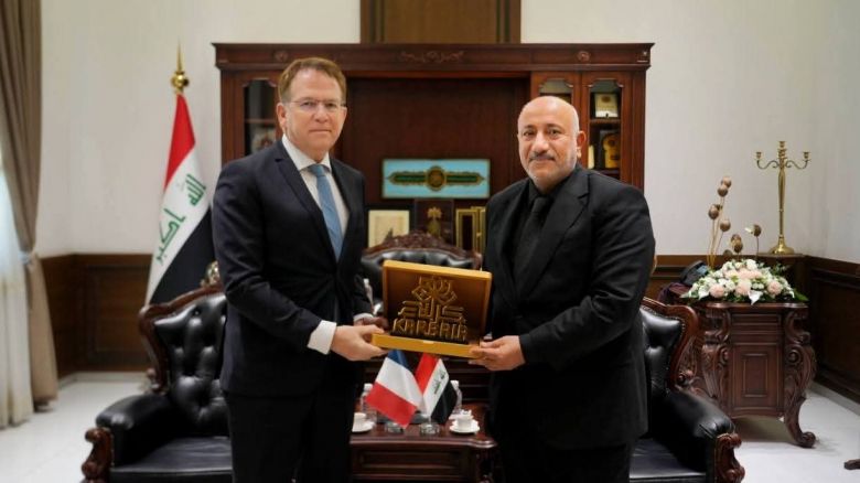 كربلاء وفرنسا تبحثان توسيع التعاون في الاستثمار والصناعات الغذائية والنسيجية