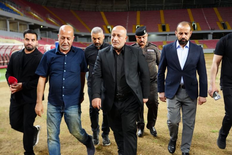 محافظ كربلاء يتابع ميدانياً أعمال تأهيل ملعب كربلاء الدولي ويوجه بإنجازها وفق أعلى المواصفات
