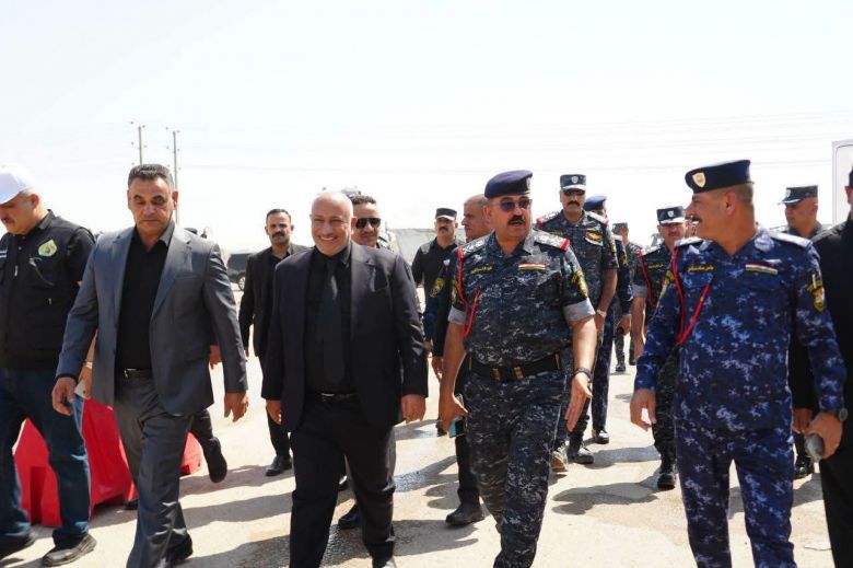 محافظ كربلاء يتابع ميدانياً الخطط التنظيمية وخطط النقل على المحور الشمالي